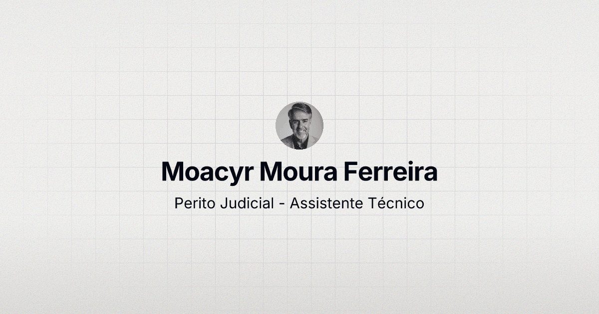 Foto de Eng. Moacyr Moura - Perícia Técnica